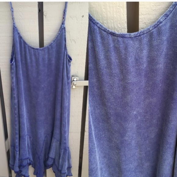 Washed Ruffled Slip Dress - Picture 3 of 3